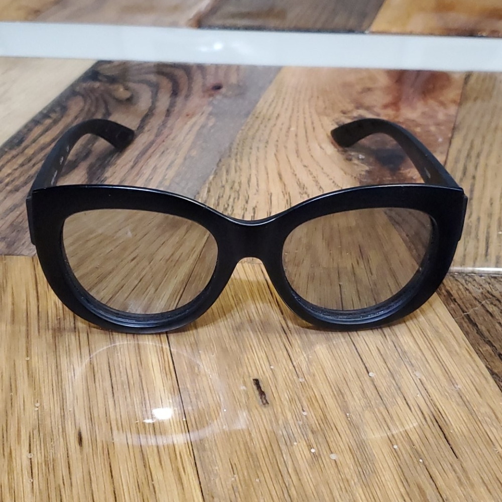 Cat eye mirrored sunglasses